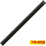 Rgle de dcoupe gradue avec protection des doigts tajima - 60 cm - noir