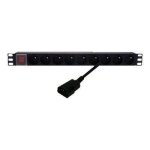 Rglette lectrique - mcl - 9 prises - 16 a - cble c14 - rackable 19 pouces