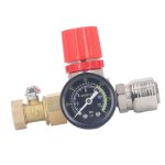 R�gulateur de compresseur - omabeta - 0 - 180 psi - manom�tre inclus - vanne � 4 trous - mat�riau en ...