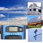 Rgulateur de panneau solaire de suivi de mise au point automatique mppt 30 / 40 / 50 / 60 / 100alcd ...