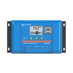 R�gulateur solaire pwm - victron energy - 5a - lcd - usb - 12 / 24v