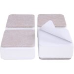 Rehausseur de meuble - blanc - lot de 4 - acier au carbone - 3 cm de hauteur - charge 50 kg Rehausseur de meuble - blanc - lot de 4 - acier au carbone - 3 cm de hauteur - charge 50 kg