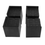 Rehausseurs de meubles - bel - 4 pièces - plastique eva - 3 pouces - charge maximale 200 kg Rehausseurs de meubles - bel - 4 pièces - plastique eva - 3 pouces - charge maximale 200 kg