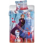 Parure de lit - reine des neiges - housse de couette 140x200 cm - taie 63x63 cm - 100% polyester - lavable ...