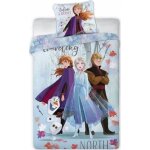 Housse de couette - reine des neiges 2 - 140x200 cm - microfibre - taie 63x63 cm - bleu