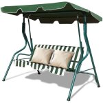 Relax4life balancelle avec auvent r�glable en toile �paisse imperm�able balancelle pour jardin / piscine ...