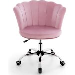 Relax4life chaise en velours chaise pivotante 360 avec roulettes & dossier hauteur rglable pour salon ...