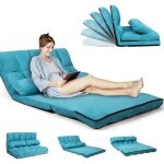 Relax4life chauffeuse 2 personnes pliable dossier r�glable 90� - 180� de 6 positions avec 2 oreillers ...