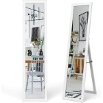 Relax4life grand miroir sur pied 147x29cm avec cadre en mdf et verre antidéflagrant grand miroir mural ... Relax4life grand miroir sur pied 147x29cm avec cadre en mdf et verre antidéflagrant grand miroir mural ...
