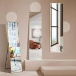 Relax4life grand miroir sur pied 40 x 160 cm avec verre antidflagrant miroir mural rectangulaire avec ...