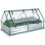 Relax4life mini serre de jardin 91x90x180cm - couverture pvc transparentchâssis jardin pour fruits&légumes&sem ... Relax4life mini serre de jardin 91x90x180cm - couverture pvc transparentchâssis jardin pour fruits&légumes&sem ...