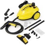 Nettoyeur vapeur haute pression 2000w - relax4life - 18 l rservoir deau - 5 bar - 13 accessoires - balai ...