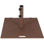 Relax4life pied de parasol lourd en m�tal pour poteaux ?40 / 50 mm support parasol roulettes avec 2 boutons ...