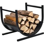 Relax4life porte - bûches de cheminée en fer - panier à bois en forme de u - charge 30kg - pour intérieur&exté ... Relax4life porte - bûches de cheminée en fer - panier à bois en forme de u - charge 30kg - pour intérieur&exté ...
