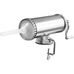Poussoir  saucisse 25kg - relax4life - en inox - machine  saucisse professionnelle horizontal manuel ...