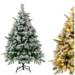 Sapin de noël artificiel lumineux - relax4life - 135cm - 150 lumières led blanc chaud - 384 branches ... Sapin de noël artificiel lumineux - relax4life - 135cm - 150 lumières led blanc chaud - 384 branches ...