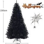 Sapin de noël artificiel - relax4life - 225cm - arbre de noël automatique en pvc ignifuge - 1258 branches ... Sapin de noël artificiel - relax4life - 225cm - arbre de noël automatique en pvc ignifuge - 1258 branches ...