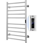 Relax4life s�che - serviettes �lectrique mural 120 w chauffe - serviettes radiateur de salle de bain ...