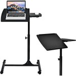 Relax4life table de lit pour ordinateur hauteur réglable 64x45x64 - 95cm avec 4 roulettes tablette inclinable ... Relax4life table de lit pour ordinateur hauteur réglable 64x45x64 - 95cm avec 4 roulettes tablette inclinable ...