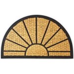 Paillasson - relaxdays - 10016743 - fibre de coco - antidrapant - dimensions 75x45 cm