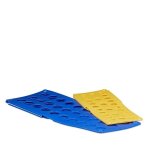 Relaxdays lot de 2 planches plie chemise planche  plier grande format a4 / a5 bleu et jaune