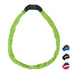 Relaxdays antivol v�lo cadenas code chaine anti - vol moto 5 chiffres acier 120 cm rouge