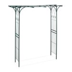 Relaxdays arcade de rosiers en m�tal arche plantes grimpantes rectangulaire h x l x p: 205 x 202 x 52 ...