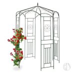 Relaxdays arche à rosiers pavillon rosiers tonnelle plante grimpante tuteur treillis jardin 250x160x160 ... Relaxdays arche à rosiers pavillon rosiers tonnelle plante grimpante tuteur treillis jardin 250x160x160 ...