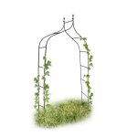 Relaxdays arche à rosiers courbée avec pointe métal 24 m arceau de jardin obélisque tuteur plantes grimpantes ... Relaxdays arche à rosiers courbée avec pointe métal 24 m arceau de jardin obélisque tuteur plantes grimpantes ...