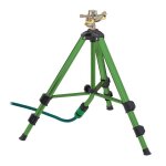 Relaxdays arroseur jardin � tr�pied r�glable port�e jet jusqu?� 9 m tuy�re arrosage m�tal 360� asperseur ...