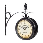 Relaxdays horloge de gare sur deux côtés piles rétro new york hlp 35 x 35 x 10 cm heure recto - verso ... Relaxdays horloge de gare sur deux côtés piles rétro new york hlp 35 x 35 x 10 cm heure recto - verso ...