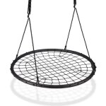 Relaxdays balanoire nid doiseau maille filet 120 cm  suspendre ajustable enfant adulte jardin extrieur ...