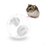 Relaxdays balle de hamster boule de course pour souris chinchilla rat � 185 cm plastique transparent ...