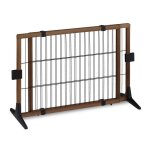 Relaxdays barri�re de s�curit� extensible sans per�age avec pieds h x l : env. 71 x 107 - 172 cm pour ...