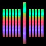 Relaxdays bâton lumineux led en lot de 12 bâtonnets clignotants en mousse 3 modes avec piles fêtes festivals ... Relaxdays bâton lumineux led en lot de 12 bâtonnets clignotants en mousse 3 modes avec piles fêtes festivals ...