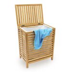 Relaxdays panier à linge corbeille en bambou coffre bois avec couvercle hxlxp: 60 x 505 x 355 cm nature ... Relaxdays panier à linge corbeille en bambou coffre bois avec couvercle hxlxp: 60 x 505 x 355 cm nature ...