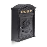 Relaxdays boîte aux lettres murale vintage nostalgique fonte aluminium hxlxp 445 x 31 x 95 cm toît rond ... Relaxdays boîte aux lettres murale vintage nostalgique fonte aluminium hxlxp 445 x 31 x 95 cm toît rond ...