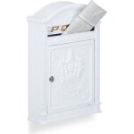 Relaxdays boîte aux lettres murale vintage nostalgique fonte aluminium hxlxp 445 x 31 x 95 cm toît rond ... Relaxdays boîte aux lettres murale vintage nostalgique fonte aluminium hxlxp 445 x 31 x 95 cm toît rond ...