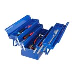 Relaxdays boîte à outils vide 5 compartiments poignée métal à fermer caisses à ustensiles 21 x 53 x 20 ... Relaxdays boîte à outils vide 5 compartiments poignée métal à fermer caisses à ustensiles 21 x 53 x 20 ...