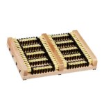 Relaxdays brosse � chaussure support antid�rapant � poils durs gratte - bottes pour l?ext�rieur bois ...