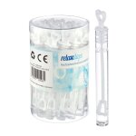 Relaxdays bulles de savon mariage lot de 24 poign�e en forme de c?ur d�coration cadeau invit�s blanc ...