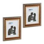 Relaxdays cadre photo lot de 2 15x20cm format portrait ou paysage  accrocher ou poser passe - partout ...