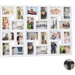Relaxdays cadre photos ple - mle collage 24 images mur 10 x 15 vertical ou horizontal galerie hxl 57x86 ...