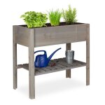 Relaxdays carré potager bois légume herbes jardin balcon jardinière sur pied hxlxp: 80 x 88 x 435 cm ... Relaxdays carré potager bois légume herbes jardin balcon jardinière sur pied hxlxp: 80 x 88 x 435 cm ...