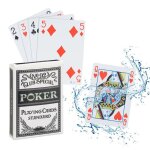 Relaxdays cartes de poker en plastique jeu imperm�able anti - d�chirure & plis 54 pi�ces texas holdem ...