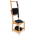 Relaxdays chaise porte - serviettes bambou valet de chambre avec 2 étagères hlp 133 x 40 x 42 cm salle ... Relaxdays chaise porte - serviettes bambou valet de chambre avec 2 étagères hlp 133 x 40 x 42 cm salle ...