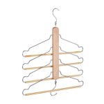 Relaxdays cintre multiples set de 2 cintre multifonctions avec 4 cintres chemises crochet métal bois ... Relaxdays cintre multiples set de 2 cintre multifonctions avec 4 cintres chemises crochet métal bois ...