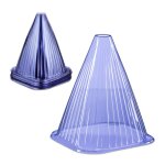 Relaxdays cloche � salade lot de 32 pvc protection contre le gel et les escargots hlp : 22 x 19 x 19 ...