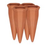 Relaxdays c�ne en argile d?arrosage lot de 4 accessoire d?arrosage bouteilles d?1l en plastique ou vin ...