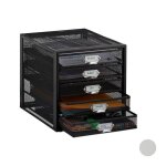 Relaxdays corbeille à courrier porte - documents organiseur porte - revues 5 tiroirs compartiments format ... Relaxdays corbeille à courrier porte - documents organiseur porte - revues 5 tiroirs compartiments format ...